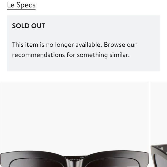 Le Specs Enthusiplastic 56mm CatEye Sunglasses - Picture 3 of 14